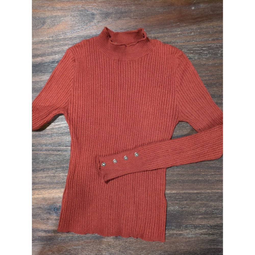 Love Tree Women's Medium Rust Sweater